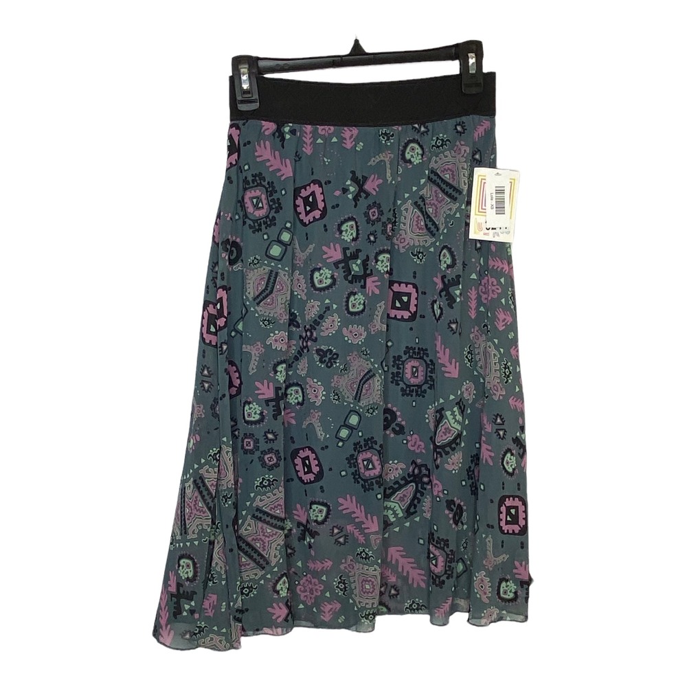 Women's LuLaRoe LOLA Skirt Small‎ Multicolor (1122)